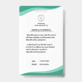 EMTバモダンーコード統合のデザイン バッジ (裏面)