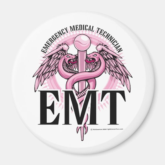 EMTピンクカドゥセウス マグネット (正面)