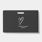 EMT名バッジ バッジ (Back)