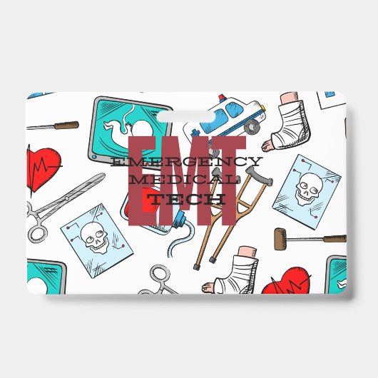 EMT名バッジ バッジ (Front)