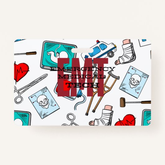 EMT名バッジ バッジ (正面)