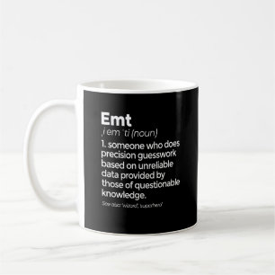 EMT定義おもしろい EMS緊急医療技術 コーヒーマグカップ