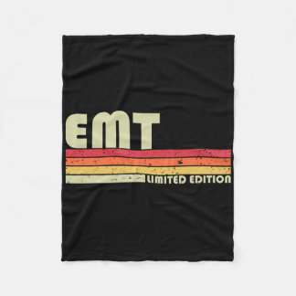 Emt役職おもしろい職種誕生日作業者Ide フリースブランケット