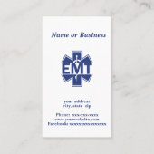 EMT救急医療士 名刺 (正面)