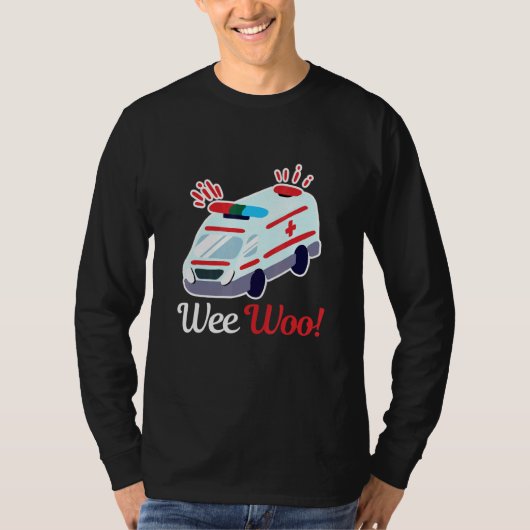 Emt救急医療隊員救急医療従事者 Tシャツ (正面)