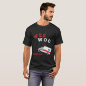 Emt救急医療隊員救急車ブブブバスウィー Tシャツ (正面フル)