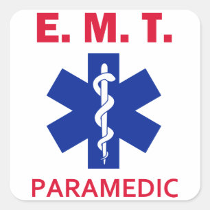 EMT救急医療隊員 スクエアシール