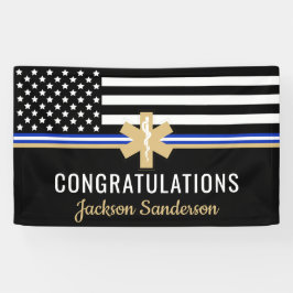 EMT最初の応答者のホワイトラインフラグEMS除・売却 横断幕