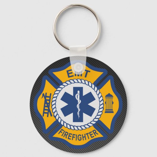 EMT消防士 キーホルダー (正面)