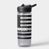 EMT薄いホワイトライン水ボトル ウォーターボトル (左面)