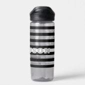 EMT薄いホワイトライン水ボトル ウォーターボトル (背面)