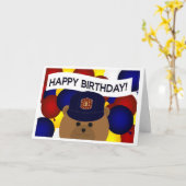 EMT -ハッピーバースデーEMTヒーロー! カード (黄色い花)