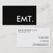 EMT 名刺 (正面/裏面)