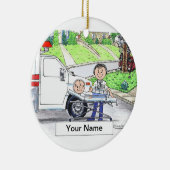 EMT -女性 セラミックオーナメント (右)