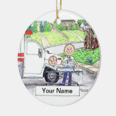 EMT -男性 セラミックオーナメント (左)