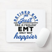 EMT 退職した EMS救急医療隊員退職金おもしろい品 マウスパッド (マウス)