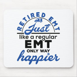 EMT 退職した EMS救急医療隊員退職金おもしろい品 マウスパッド