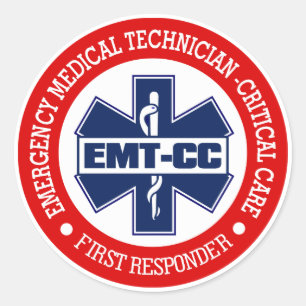 EMT-CC (緊急の医学の技術-重大な心配) ラウンドシール