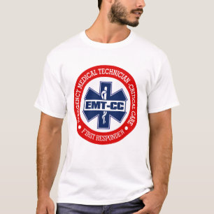 EMT-CC (緊急の医学の技術-重大な心配) Tシャツ