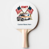 EMT Custom Gift, Perfect for first responders 卓球ラケット (裏面)