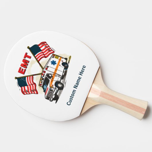 EMT Custom Gift, Perfect for first responders 卓球ラケット (横)