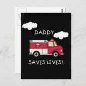 EMT DaddyがT救シャツとギフトを生む ポストカード (正面/裏面)