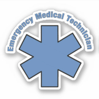 EMT EMS救急医療隊員第一応答者 シール