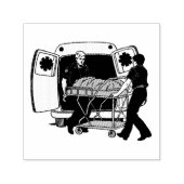 EMT EMS救急医療隊員 セルフインキングスタンプ (デザイン)