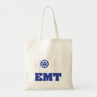 EMT EMS救急医療隊員Tシャツで家にいられない トートバッグ