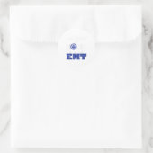 EMT EMS救急医療隊員Tシャツで家にいられない ラウンドシール (バッグ)