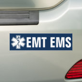 EMT EMS バンパーステッカー (車上)