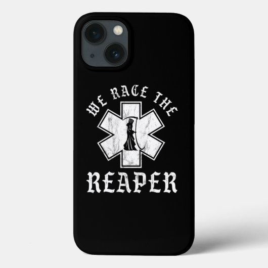 Emt Ems And Paramedic We Race The Reaper Case-Mate iPhoneケース (裏面)