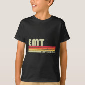 Emt Funny Job Title Profession Birthday Worker Ide Tシャツ (正面)