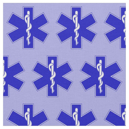 EMT Star of Life Smaller ファブリック (クローズアップ)