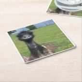 EMUって何を見てる？ スクエアペーパーコースター (アングル)