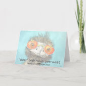 EMUのハンクはハッピーバースデー!カード カード (裏面)