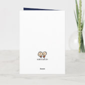 Emuのプンおもしろいグリーティング カード (裏面)