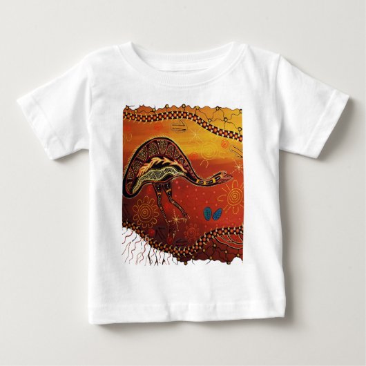 EMUの廃止 ベビーTシャツ (正面)