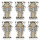 Emuセットコンターおもしろいカットを使用しない シール (正面)