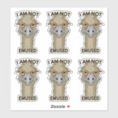 Emuセットコンターおもしろいカットを使用しない シール (シート)