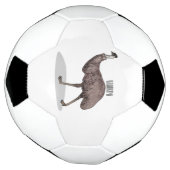 Emuバードマンガイラストレーション サッカーボール (回転)