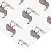 Emuバードマンガイラストレーション ショートテーブルランナー (コーナー)