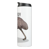 Emuバードマンガイラストレーション タンブラー (回転右)