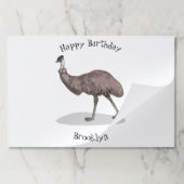 Emuバードマンガイラストレーション ペーパーパッド (折り畳み)