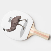 Emuバードマンガイラストレーション 卓球ラケット (横)