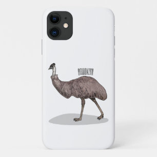 Emuバードマンガイラストレーション iPhone 11 ケース