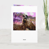 Emu油色彩の鮮やか誕生日カード カード (裏面)