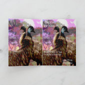 Emu油色彩の鮮やか誕生日カード カード (内部)