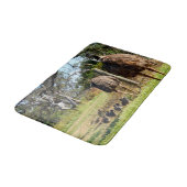 Emu誇りを持ったの親は雛を連れて バスマット (アングル)