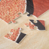 Emu – アボリジニインスパイアアル・ア絵画ート ジグソーパズル (側面)